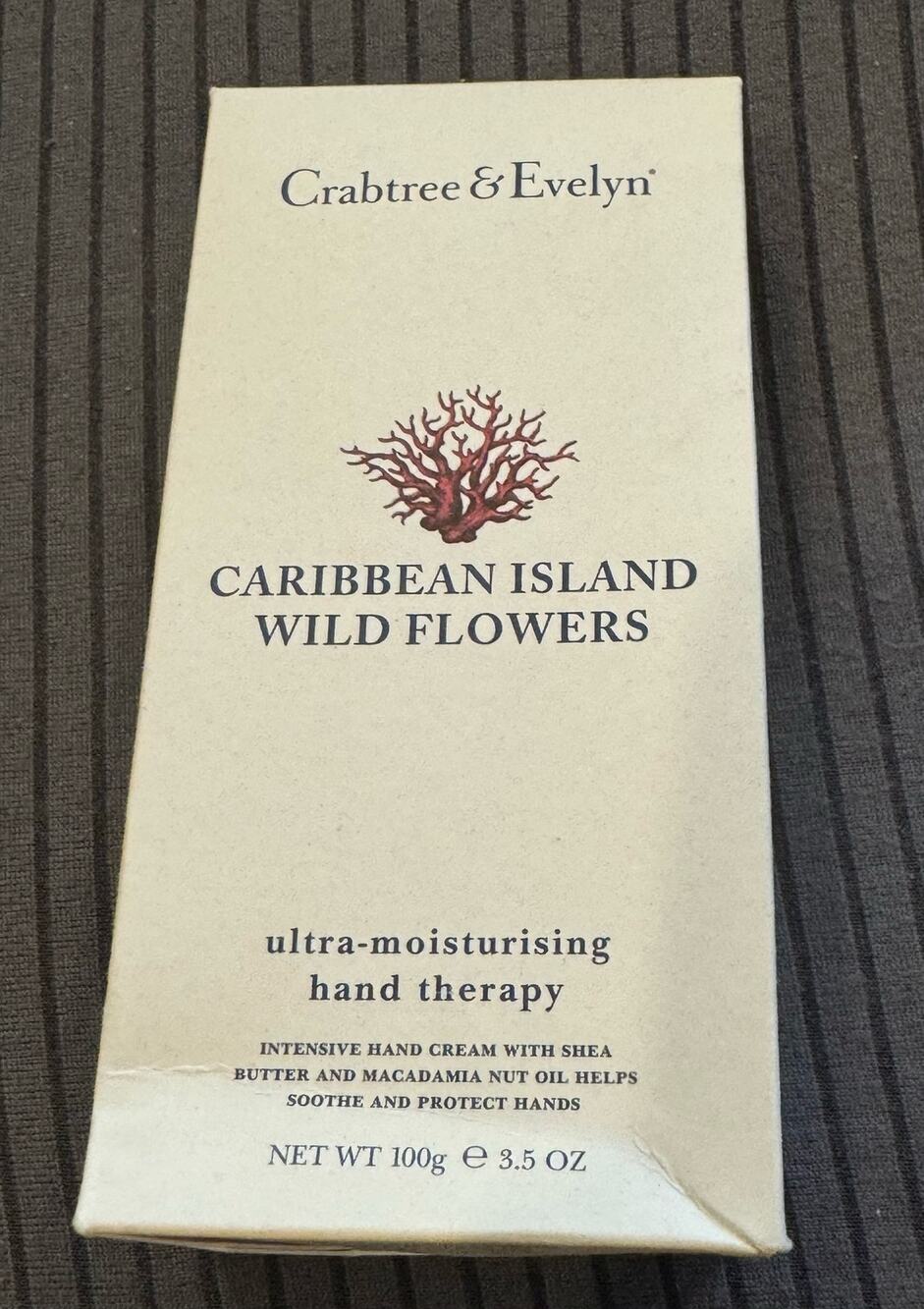 Crabtree & Evelyn CARIBBEAN ISLAND WILD FLOWERS HAND THERAPY 3.5oz New In Box